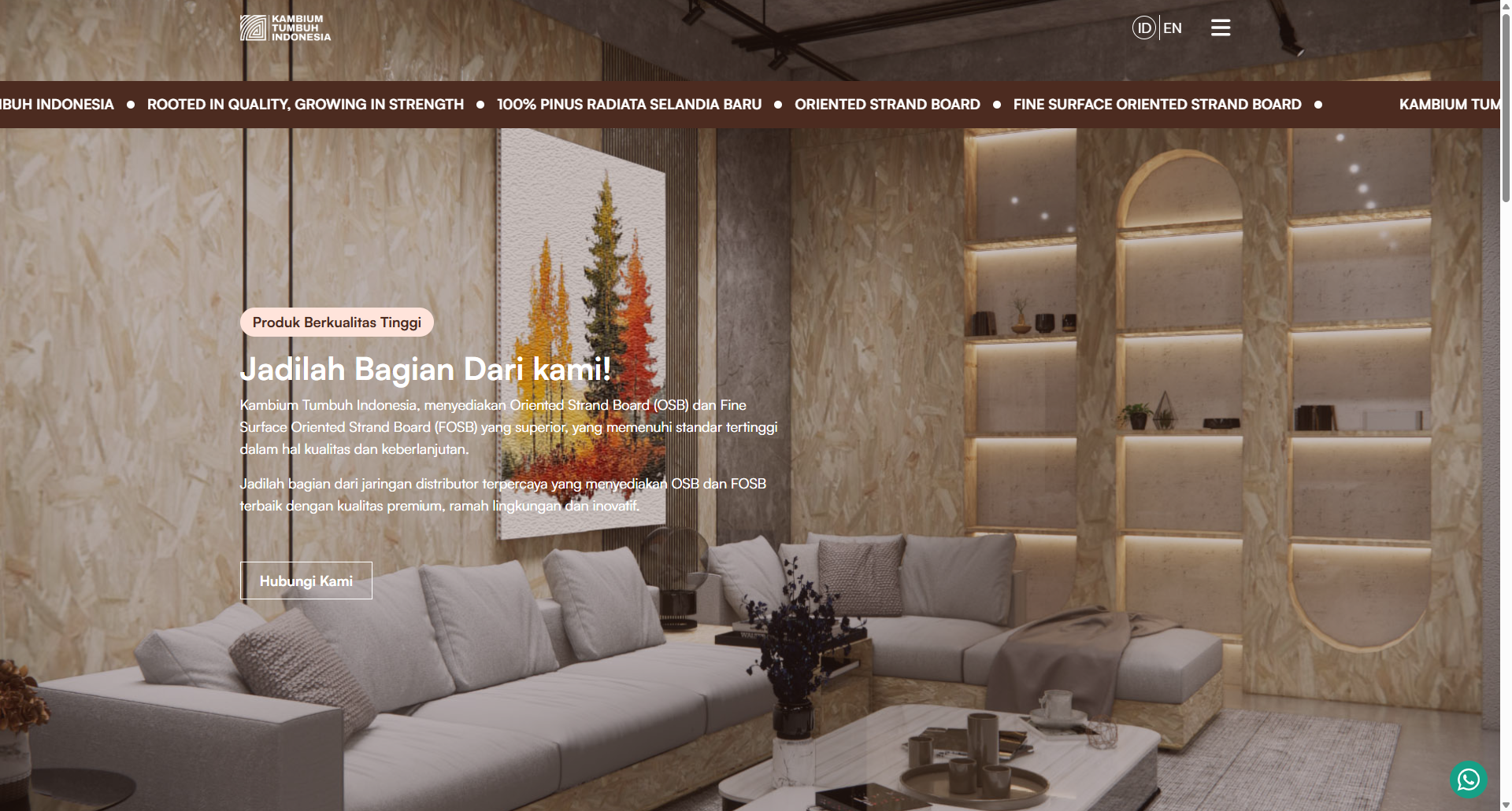 Landing Page Kambium